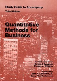 Study guide to accompany Quantitative methods for business, 3/E