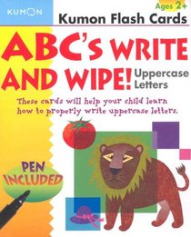 ABCs Uppercase Write & Wipe Flash Cards (Kumon Flash Cards)