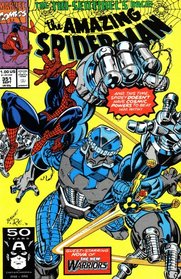 The Amazing Spiderman: The Tri-sentinel's Back, and This Time, Spidey Doesn't Have Cosmic Powers to Beat Him With!: Guest Starring Nova of the New Warriors (Vol. 1, No. 351, September 1991)