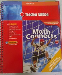 Math Connects Course 1 Teacher Edition Volume 1