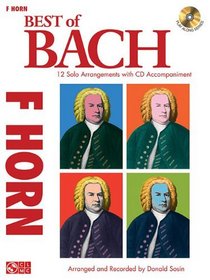 Best of Bach for French Horn: 12 Solo Arrangements with CD Accompaniment (Instrumental)