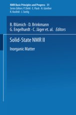 Solid-State Nmr II Inorganic Matter (N M R, Basic Principles and Progress)