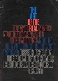 The Art of the Real: Usa, 1949-1968