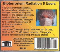 Bioterrorism Radiation, 5 Users