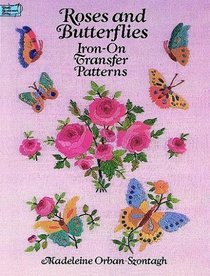 Roses and Butterflies Iron-on Transfer Patterns