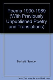 Poems 1930-1989 (With Previously Unpublished Poetry and Translations)