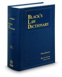 Black?s Law Dictionary: Standard Edition