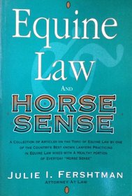 Equine Law and Horse Sense