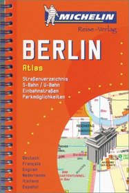 Michelin Berlin Mini-Spiral Atlas No. 2033 (Michelin Maps & Atlases)