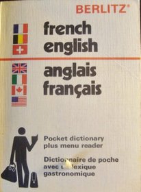Berlitz French-English, English-French Pocket Dictionary