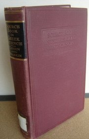 A Source Book in Greek Science (Source Books in the History of the Sciences)