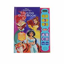 Disney Princess Cinderella, Belle, Mulan, and More! - Talking Quiz Sound Book - Over 200 Interactive Questions! - PI Kids