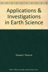 Applications & Investigations in Earth Science