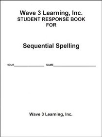 Student Response Book for Sequential Spelling