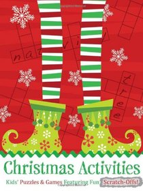 Christmas Activities: Kids' Puzzles & Games Featuring Fun Scratch-Offs!