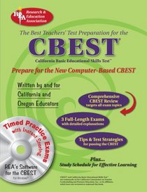 CBEST w/ CD-ROM (REA) - The Best Test Prep for the CBEST (Test Preps)