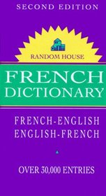 Random House French Dictionary, Second Edition (Random House Vest Pocket Series)