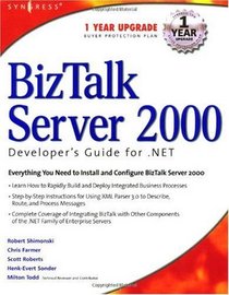 BizTalk Server 2000 Developer's Guide for .NET