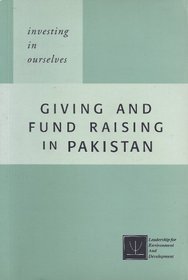 Giving and Fund Raising in Pakistan