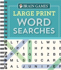 Brain Games Large Print Word Searches (Teal)