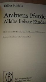 Arabiens Pferde: Allahs liebste Kinder (German Edition)