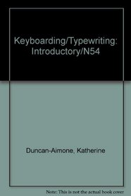 Keyboarding/Typewriting: Introductory/N54