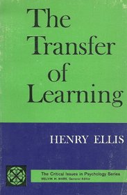 The Transfer of Learning