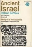 Ancient Israel: Religious Institutions