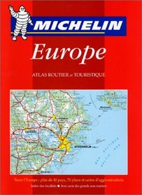 Atlas Routier Et Touristique Europe (Spanish Edition)