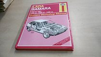 Lada Samara 1987-91 Owner's Workshop Manual (Service & repair manual)