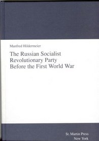 The Russian Socialist Revolutionary Party Before the First World War