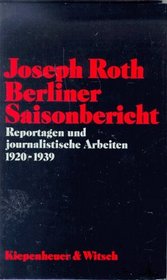 Berliner Saisonbericht (German Edition)