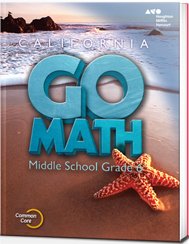 Holt McDougal Go Math! California: Student Interactive Worktext Grade 6 2015