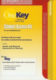 OneKey Blackboard, Student Access Kit, Health & Physical Assessment in Nursing
