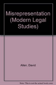 Misrepresentation (Modern Legal Studies)