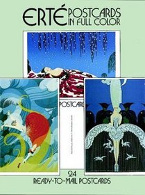 Erte Postcards in Full Color (Card Books)