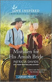 Mistaken for His Amish Bride (North Country Amish, Bk 6) (Love Inspired, No 1415) (Larger Print)