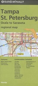 Rand McNally Folded Map: Tampa and St. Petersburg Regional Map