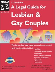 A Legal Guide for Lesbian and Gay Couples (Legal Guide for Lesbian and Gay Couples)