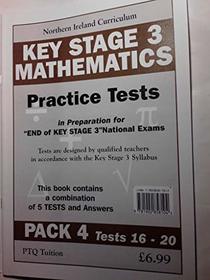 Key Stage 3 Maths Tests Pack 4 (Tests 16-20)