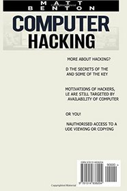 Computer Hacking: The Essential Hacking Guide for Beginners ( Hacking, How to Hack,  Hacking 101, Hacking for dummies, Hacking Guide,  internet ... how to hack, hacking free guide) (Volume 1)