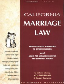 California Marriage Law 14th Edition