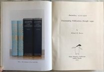 Antarctica, 1772-1922: Freestanding publications through 1999