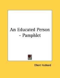 An Educated Person - Pamphlet