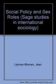 Social Policy and Sex Roles (Sage studies in international sociology ; 14)