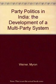 Party Politics in India; The Development of a Multi-Party System