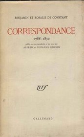 Correspondance 1786-1830