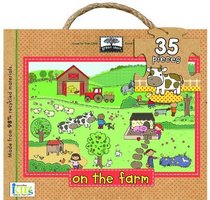 Green Start Giant Floor Puzzle: On the Farm
