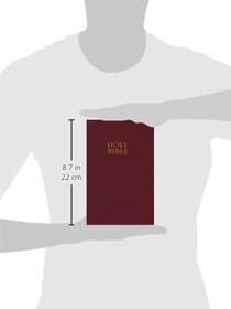 NKJV, Gift and Award Bible, Imitation Leather, Burgundy, Red Letter Edition (Classic)