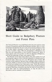 Short guide to Bedgebury Pinetum and forest plots (Guides / Great Britain. Forestry Commission)